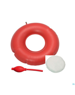 Coussin forme bouee gonfl.45cm+housse eponge+pompe