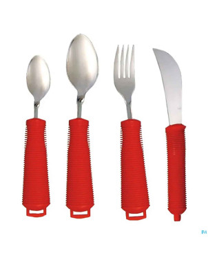 Couverts adaptees manche rouge  4