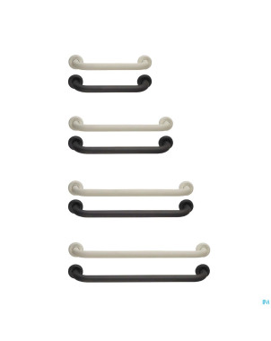 Barre mur.acier easa 32mm 90cm blanche