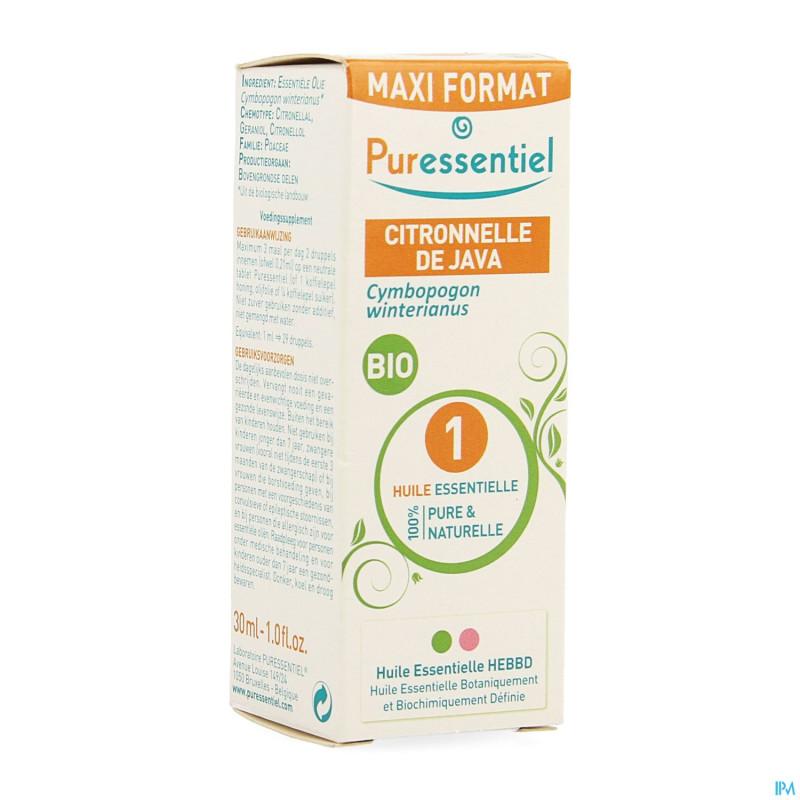 Puressentiel he citronelle java bio 30ml