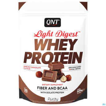 Light digest protein hazelnut chocolate    500g