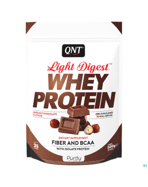 Light digest protein hazelnut chocolate    500g