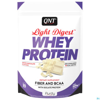 Light digest protein white chocolate    500g