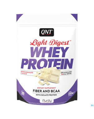 Light digest protein white chocolate    500g