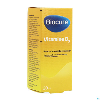 Biocure vitamine d3    gutt 20ml
