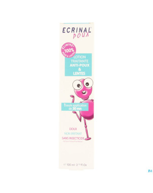 Ecrinal lotion traitante a/poux-lentes    fl 100ml