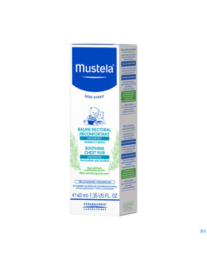Mustela ss baume pectoral reconfortant 40ml