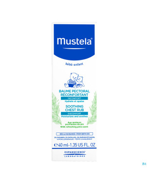 Mustela ss baume pectoral reconfortant 40ml