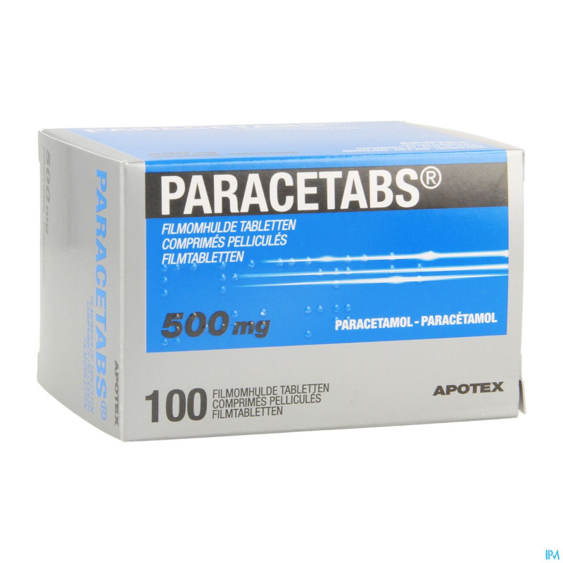 Paracetabs 500mg comp pell 100 x 500mg