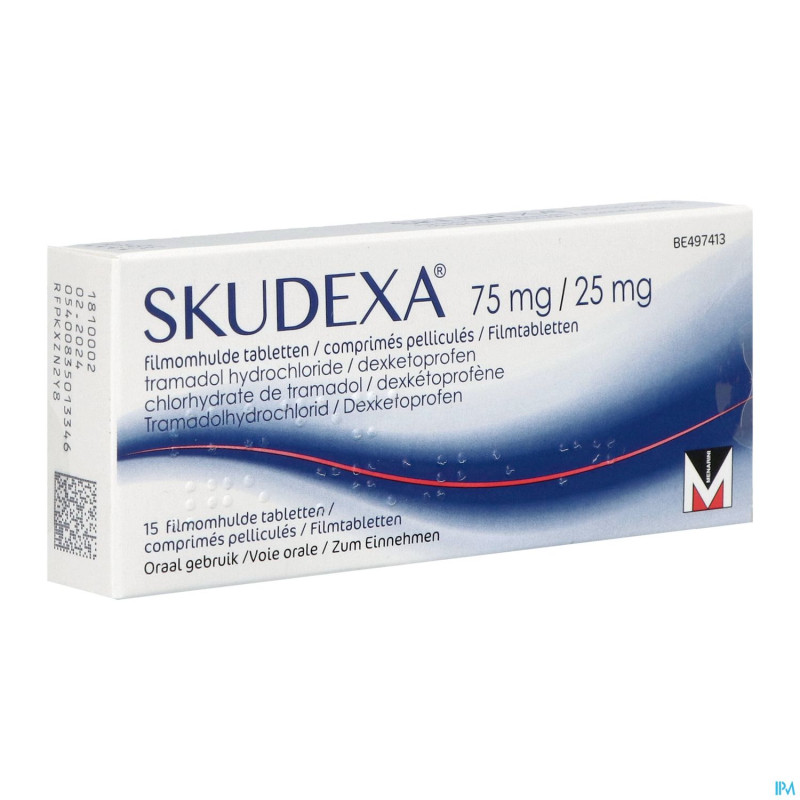 Skudexa 75mg/25mg comp pell  15