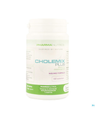 Cholemix plus pot comp 180    pharmanutrics