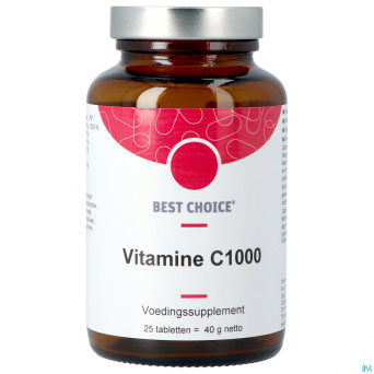 Best choice vit. c 1000 tabl 25  nl