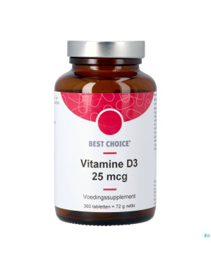 Best choice vit. d3 25mcg    tabl 360  nl