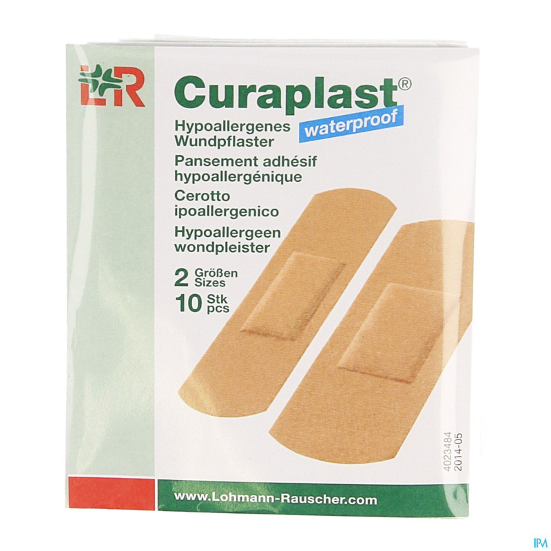 Curaplast pans adhesif n/steril 2 tailles 10 17084