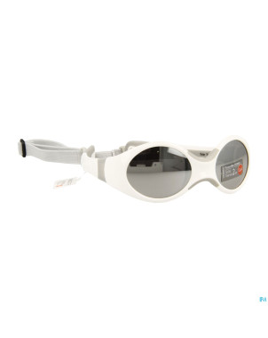 Lunette sol. reverso twist t2 blanc gris 12-24m