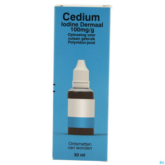 Cedium iodine dermal 100mg/g sol cutanee 30ml
