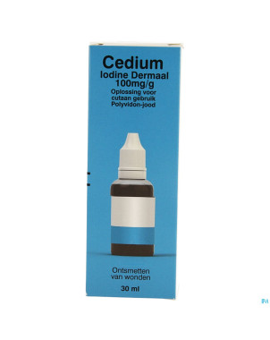 Cedium iodine dermal 100mg/g sol cutanee 30ml