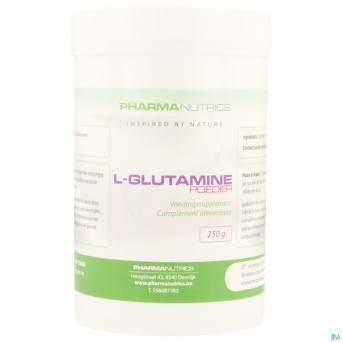 L glutamine pdr 250g    pharmanutrics