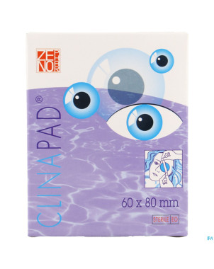 Clinapad cp oculaire ster 60x80mm 12