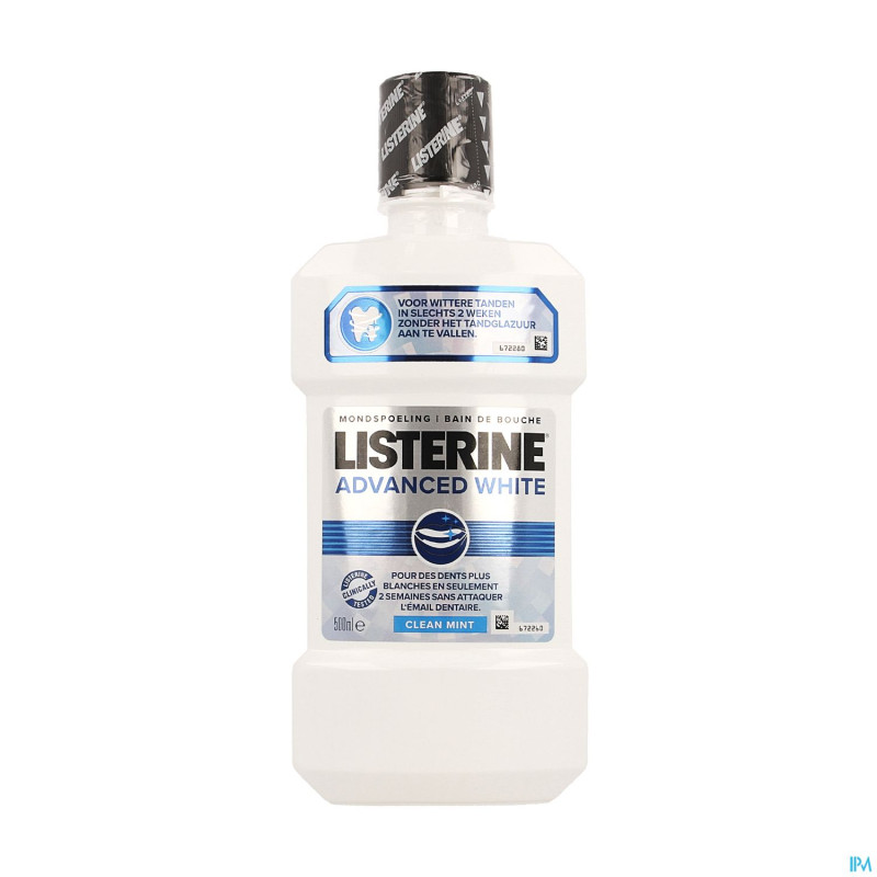 Listerine advanced white eau buccale 500ml