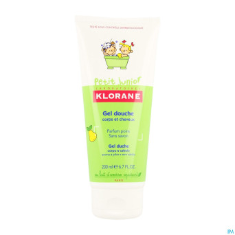 Klorane petit junior gel douche poire    200ml