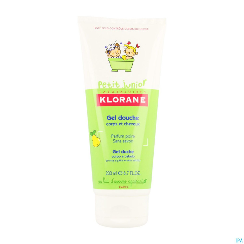 Klorane petit junior gel douche poire    200ml