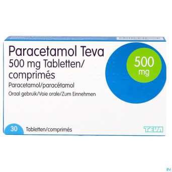 Paracetamol teva 500mg nf tabl  30 x 500mg