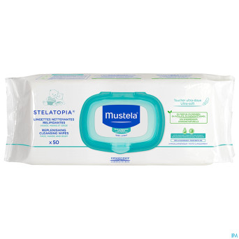 Mustela pa lingettes nettoyantes relipidantes 50