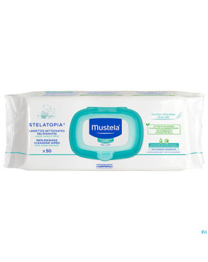 Mustela pa lingettes nettoyantes relipidantes 50