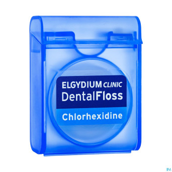 Elgydium clinic dentalfloss chlorhexidine    50m