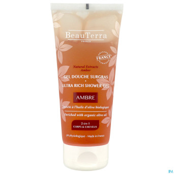 Beauterra gel douche surgras ambre    200ml