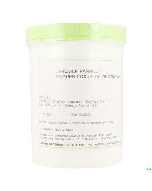 Onguent oxyde zinc    1kg pannoc