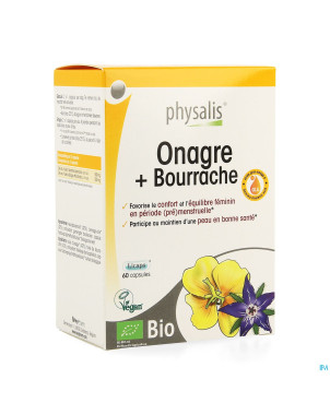 Physalis teunisbloem+bernagie bio    caps  60