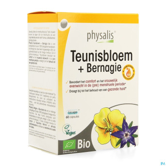 Physalis teunisbloem+bernagie bio    caps  60