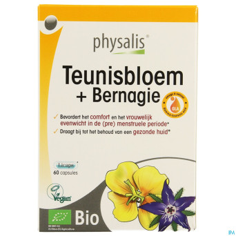 Physalis teunisbloem+bernagie bio    caps  60