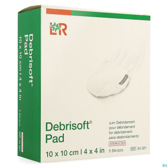 Debrisoft pad    10 x 10cm  5 34321