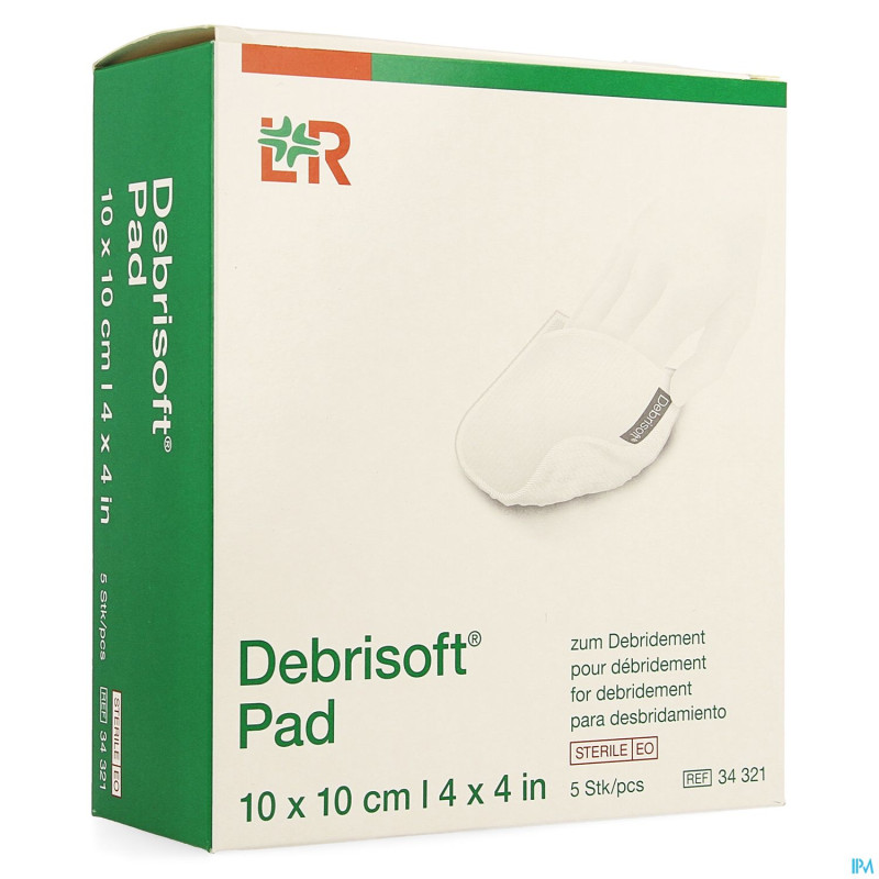 Debrisoft pad    10 x 10cm  5 34321
