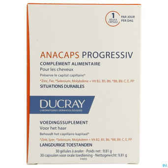 Ducray anacaps progresiv   caps  30