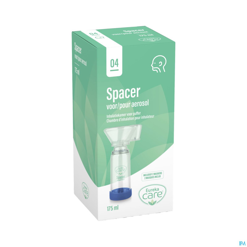 Chamber spacer mr aerosol masque enfant adult