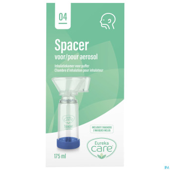 Chamber spacer mr aerosol masque enfant adult