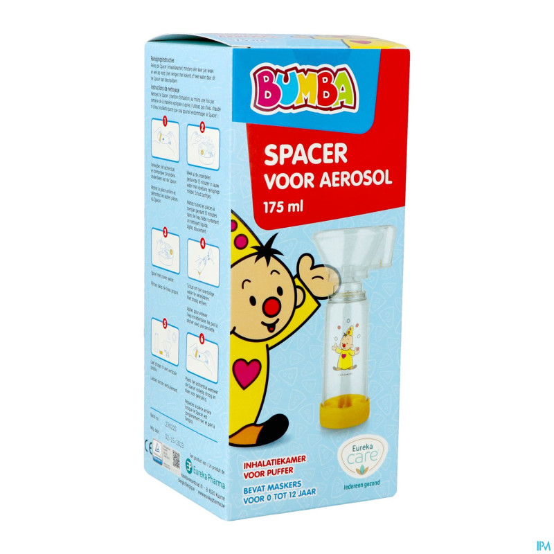 Chamber spacer bumba masque bebe enfant