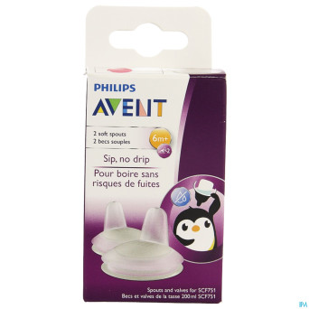 Philips avent bec rechange rose bleu 2