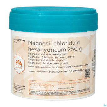 Magnesium chlorure hexahydrate 250g magis