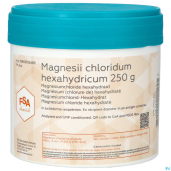 Magnesium chlorure hexahydrate 250g magis