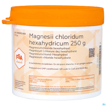 Magnesium chlorure hexahydrate 250g magis