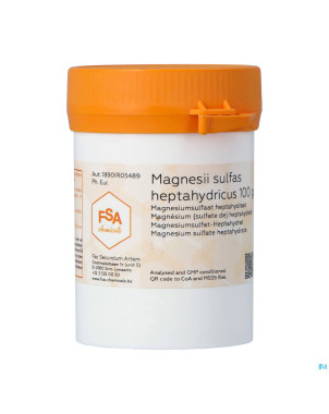 Magnesium sulfate heptahdrate 100g magis