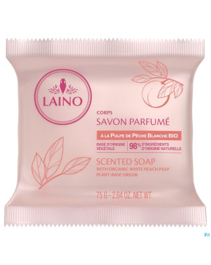 Laino savon pulpe peche blacnhe bio    75g