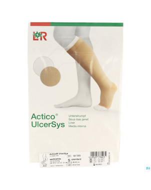 Actico ulcersys sous bas 3 blanc   s 38-42cm 32530
