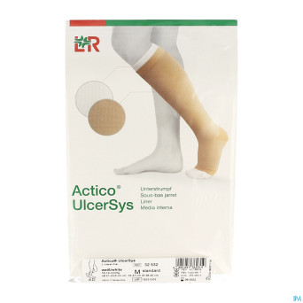 Actico ulcersys sous bas 3 blanc   m 38-42cm 32532