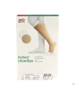 Actico ulcersys sous bas 3 blanc   m 38-42cm 32532